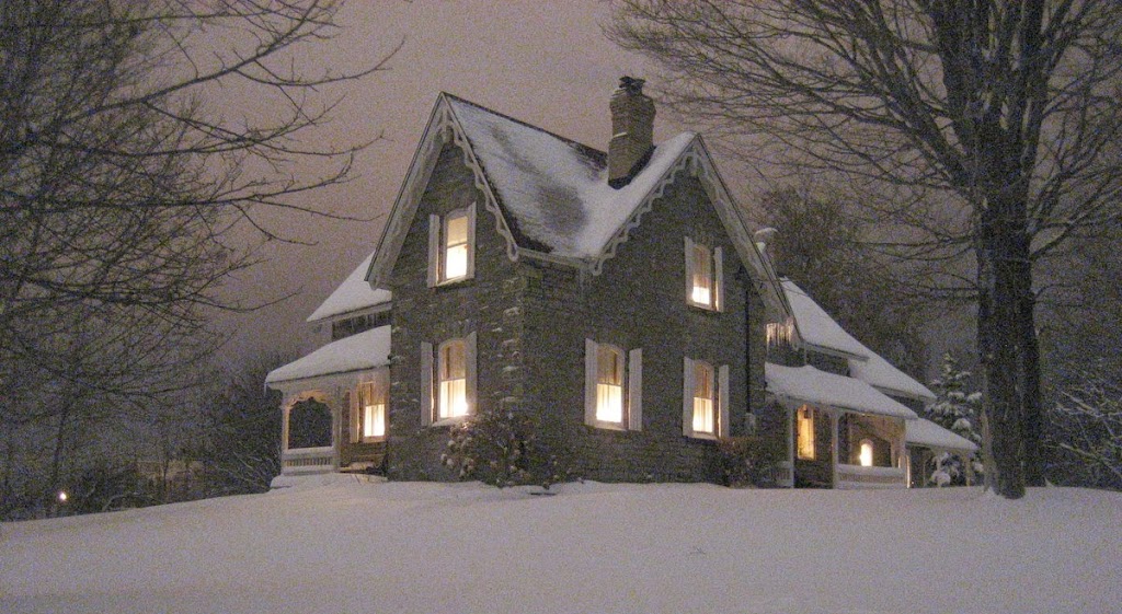 Boyd House on a December night in the early 2000’s.