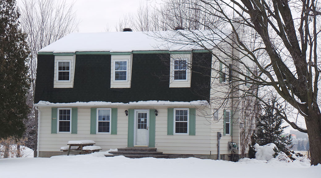 The former home of Gordon and Heather Walt as it looked in December, 2013. It was demolished on August 11-12, 2015.