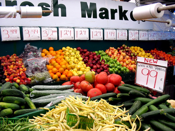 Colours of the Market. Located near the corner of Parkdale and Wellington in the heart of Hintonburg, the Parkdale Market first opened its doors over 75 years ago. Photo by Glen Gower.
