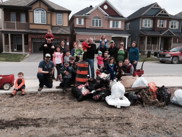 Residents of Fairwinds take part in Cleaning the Capital last spring