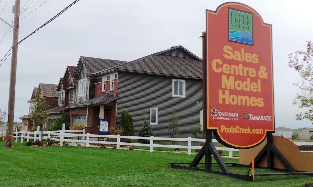 Poole Creek Village model homes