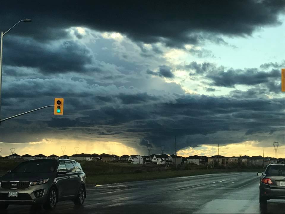 Storm clouds near Terry Fox and Cope on September 7, 2017. Photo by Victoria Tyers.