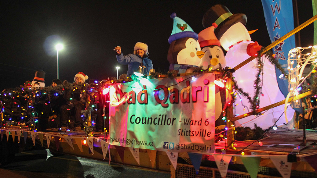 Stittsville Parade of Lights 2016. Photo by Barry Gray
