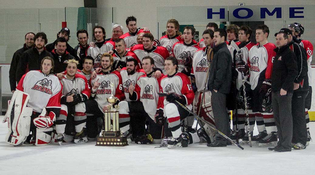 Rams won game four 6-3 and the series over the Renfrew Timberwolves in four straight games clinching the Eastern Ontario Junior Hockey League Valley Division.