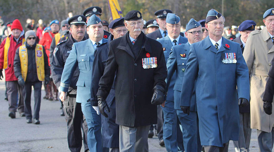 STITTSVILLE, ON. Nov.11 2016. Veterans on parade. Barry Gray (StittsviilleCentral)