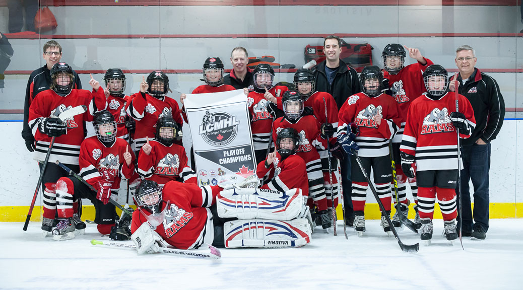 Stittsville Razorbacks Peewee C1 are League and Playoff champions. Photo by Stephanie J. Robertson