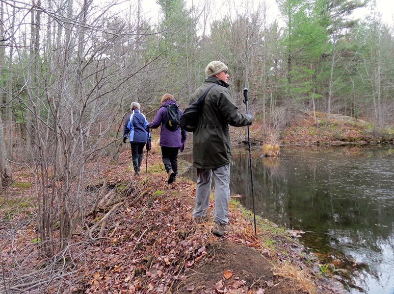 Trail Hiking by J. Mason