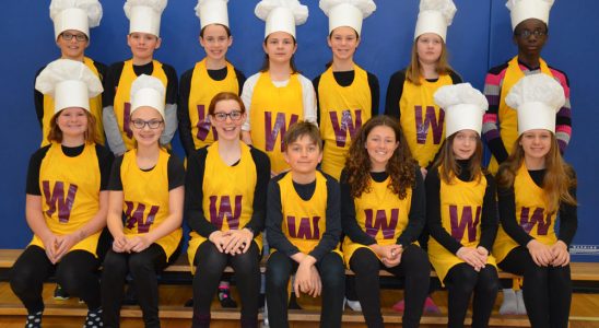 Performers from Willy Wonka at A. Lorne Cassidy. Photo by Teshia Llewellyn