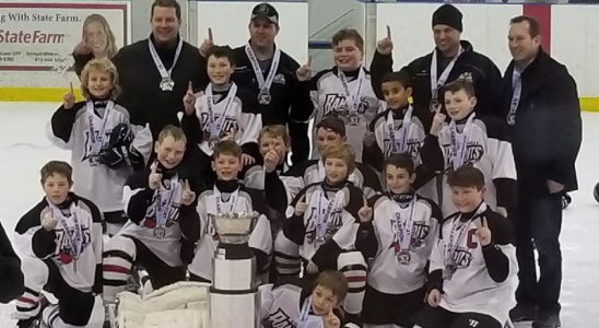 The Stittsville Rams Atom B2 Team Bandits won the gold at the Kingston Hockey Tournament this weekend,