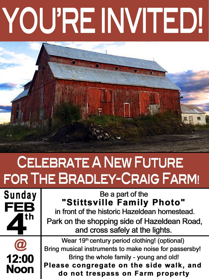 February 4 - Bradley Craig Farm photo invitation