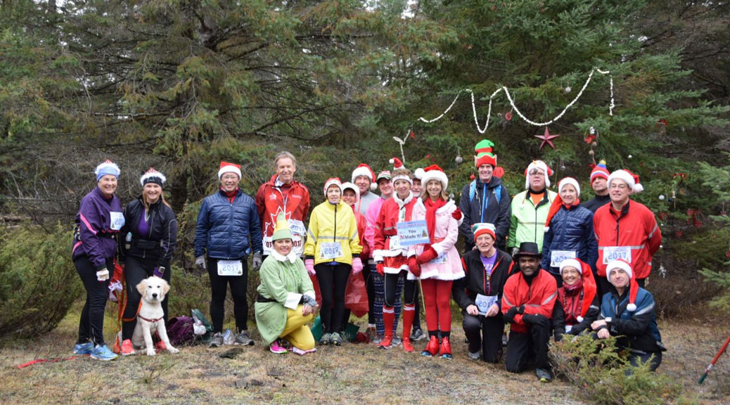 The Beyond the Fringe running club, made up of members from Stittsville, Kanata and Carp, recently held their third annual Christmas Tree Run. The group runs out along the Trans Canada Trail and decorates a tree for the holidays. This year they raised $1,095 for Chrysalis House, an emergency shelter operated by the Western Ottawa Community Resource Centre.