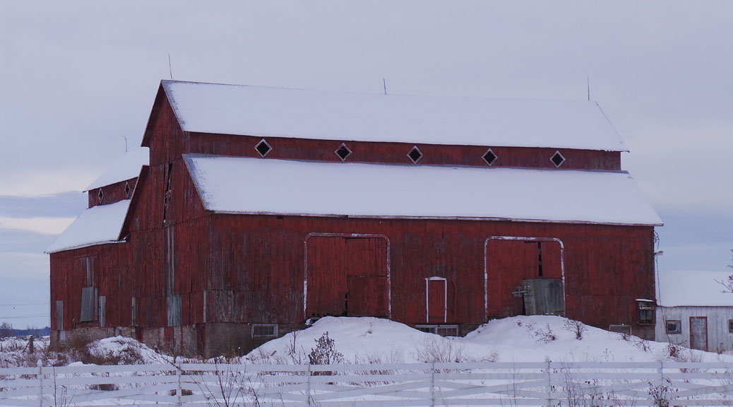 Bradley-Craig Barn on Hazeldean Road. November 2013.