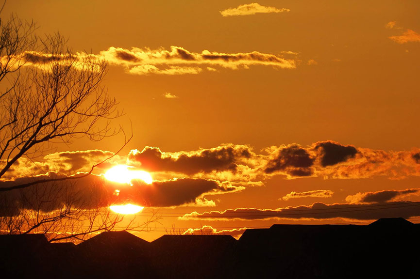 Stittsville sunset. Photo by Stephen Buddha Leafloor.