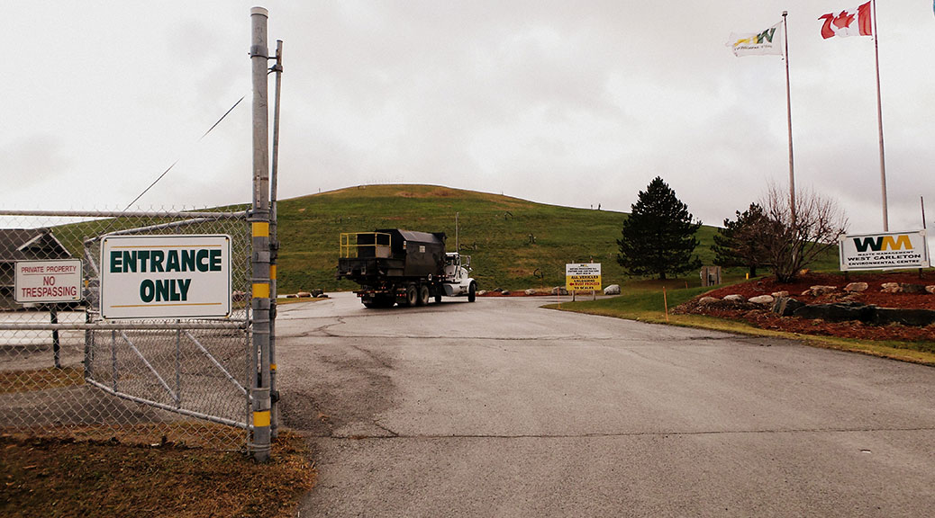 Entrance to the Carp Road Landfill