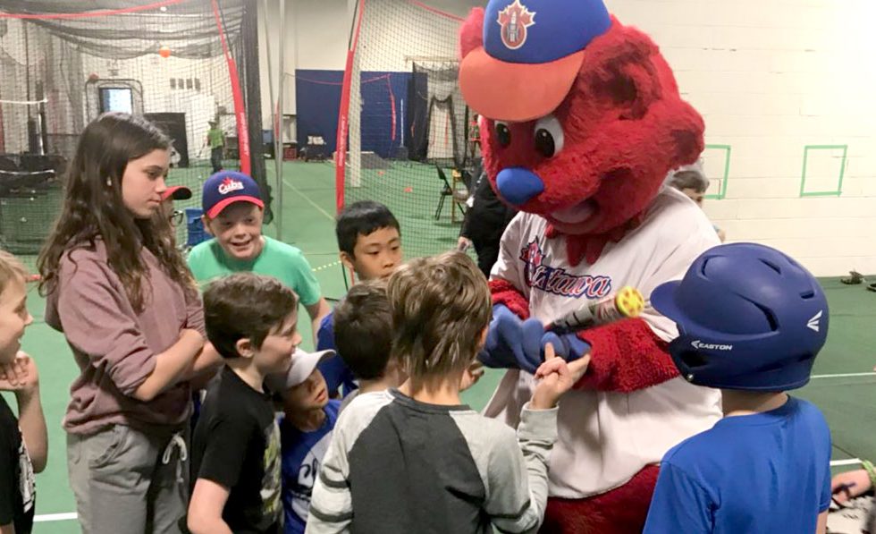 Ottawa Champions mascot Champ visited the Cubhouse during March Break.