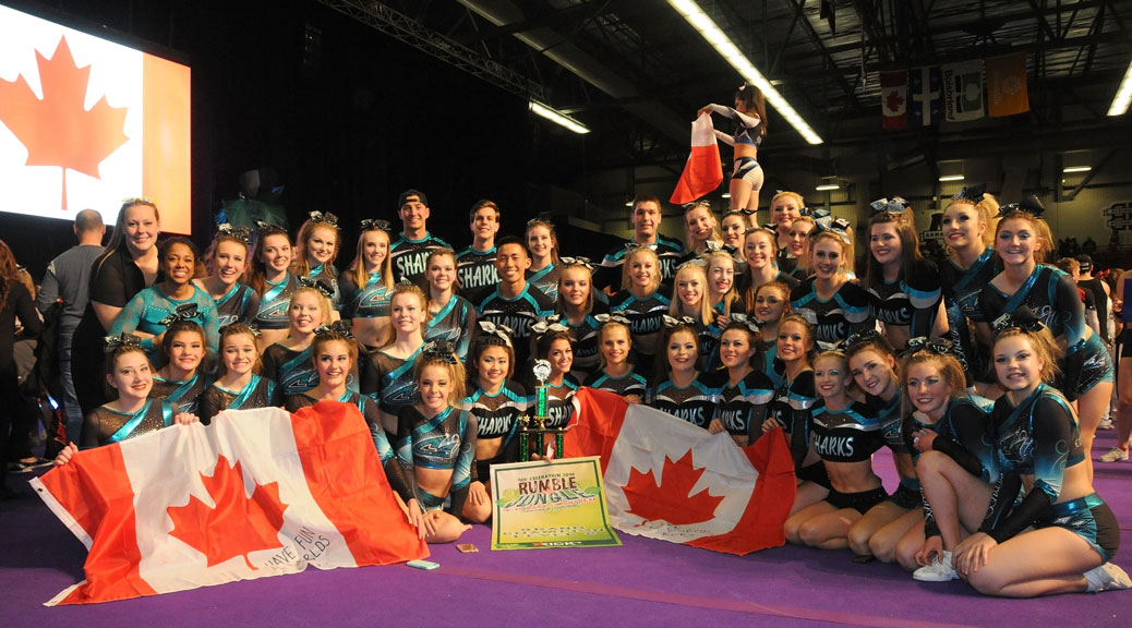 Photo taken at the Kicks Competition in Montreal on March 20th after the Finback and Pacific Sharks won their bids to represent Canada at the 2016 Worlds! Back Row: Kelly McCarney, Missy Prosper, Alexa Hadley, Jessica Gignac, Hannah Yeatman, Brooke Rousselle, Leo Tremblay, Austin Dagg, Paige Gervais, Trevor Schlarb, Stephanie Daoust, Vanessa Saniforth, Mackenzie Foulkes, Jacqueline Snow Middle Row: Paige Maclellan, Kurtis Lee, Claire Lanthier, Sophie Finucan, Dianna McAllister, Kaitlyn McCaughan, Abigail Stewart, Taylor St Louis, Kaitlyn Morgan, Casey Campbell, Victoria Rousselle, Anneka Ceresia Front Row: Julia Rachkovska, Rachel Latreille, Lily Angus, Lauryn Postma, Mckenna Clark, Katelyn Maclellan, Kennedee Abson, Nicola Christie, Amanda Mullan, Lauren Carroll, Lauren Edwards, Kaylea Donovan, Denise Guertin, Emma Caldwell, Jessica Samra, Madeleine Morris, Jenna Arbuckle Missing: Jordyn Postma Photo taken by Claire McCaughan