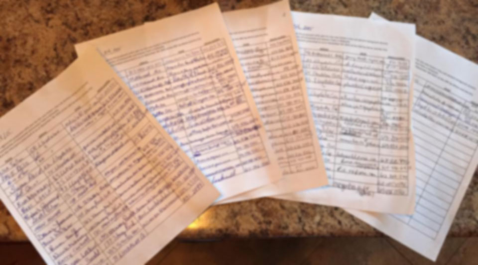 Over 100 residents signed a petition against the traffic plan for Potter's Key. The image has been blurred to protect the privacy of residents.