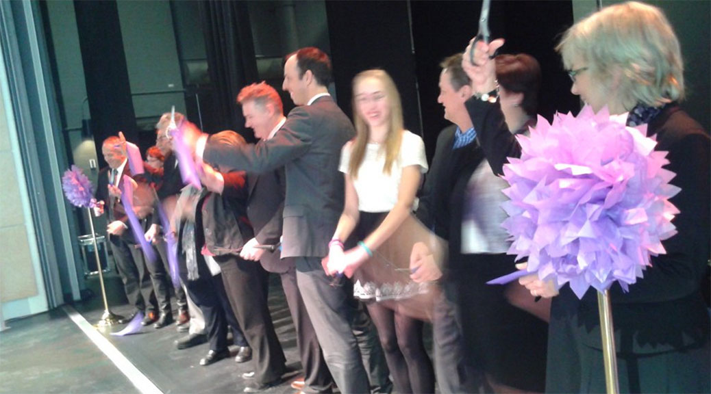 The official ribbon cutting took place on Thursday and included students, staff and special guests. Photo via @EscPaulD