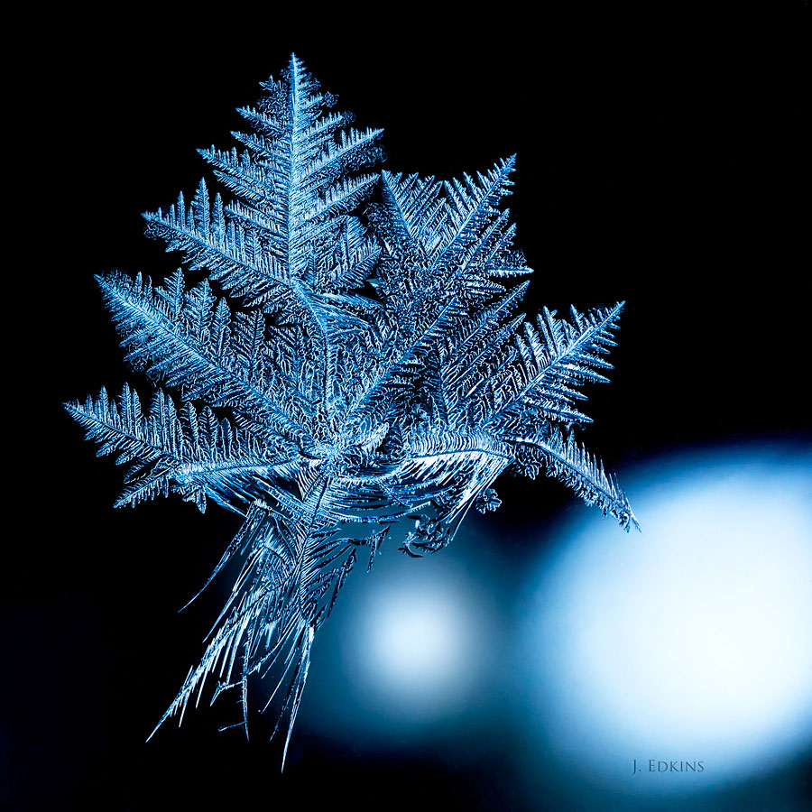 Maple Leaf Crystal, by John Edkins. "I saw it on my window and thought it looked like a lot like a maple leaf."