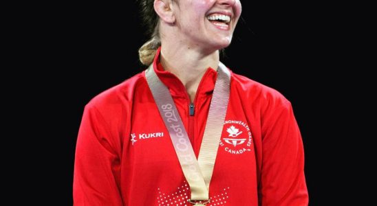 Erica Wiebe at the Comonwealth Games 2018