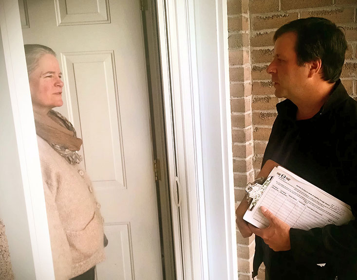 Mike Fletcher is a volunteer with Ecology Ottawa. Along with other volunteers, they've knocked on over 6,000 doors to talk to residents about the proposed Energy East pipeline.