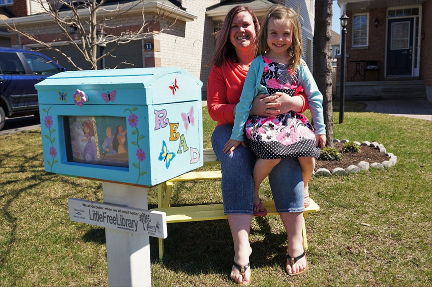 Amanda Faulkner and her daughter Maëlle. Photo by Christine Vezarov.