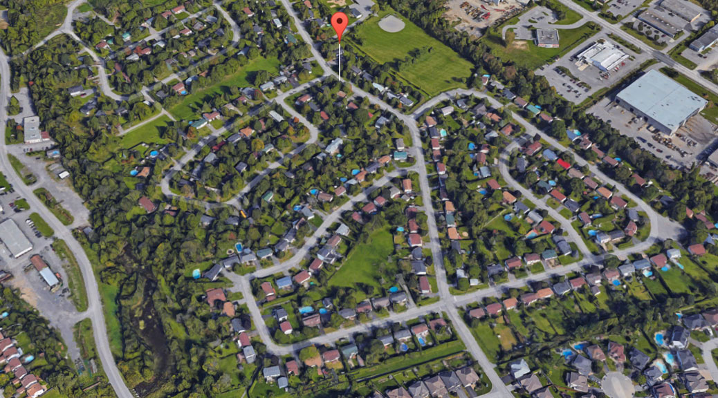 Fringewood. 3D image via Google Maps