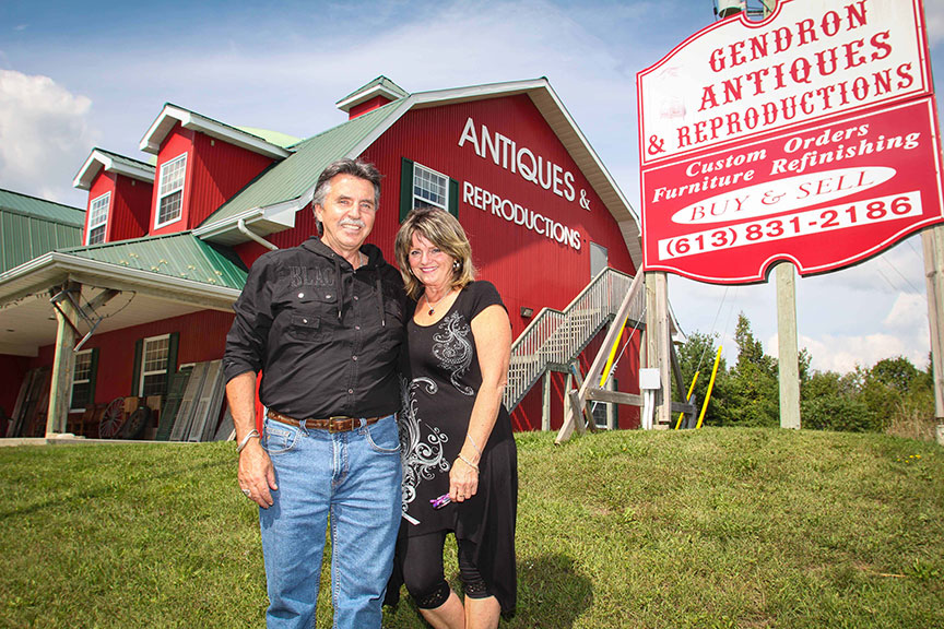 Marc and Line Gendron. Photo by Barry Gray.