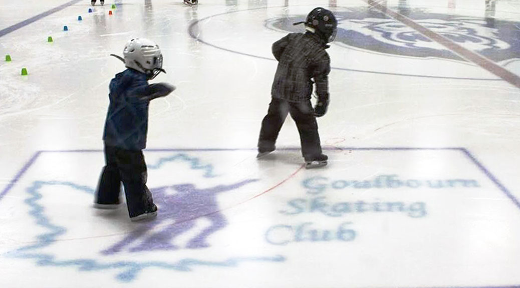 Learning to skate with the Goulbourn Skating Club