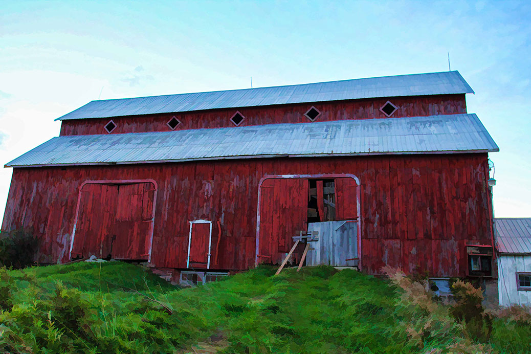 Bradley-Craig barn, September 2015. Photo by Barry Gray.