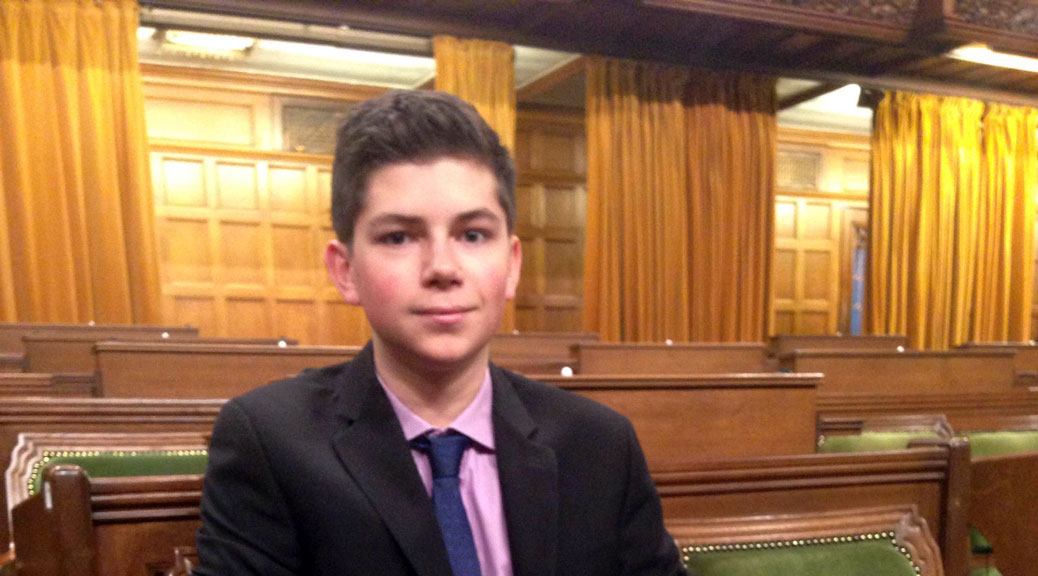 Stephen Hickson inside the House of Commons