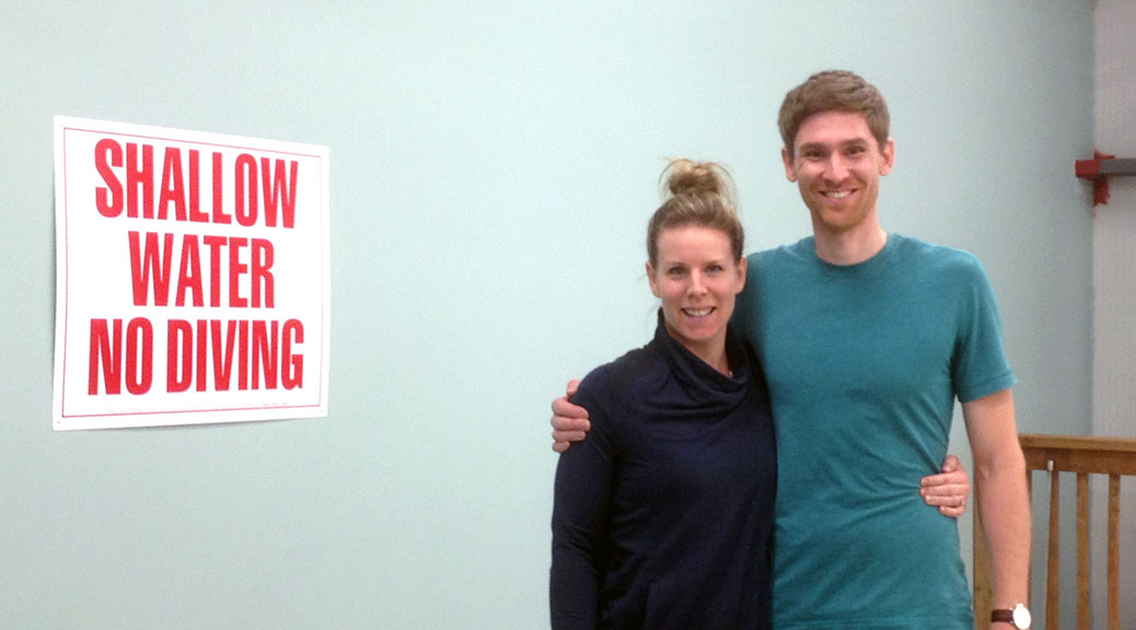 Hydrathletics co-owner and manager Shawna Emmott along with founder Joe Stilwell. Photo by Devyn Barrie.