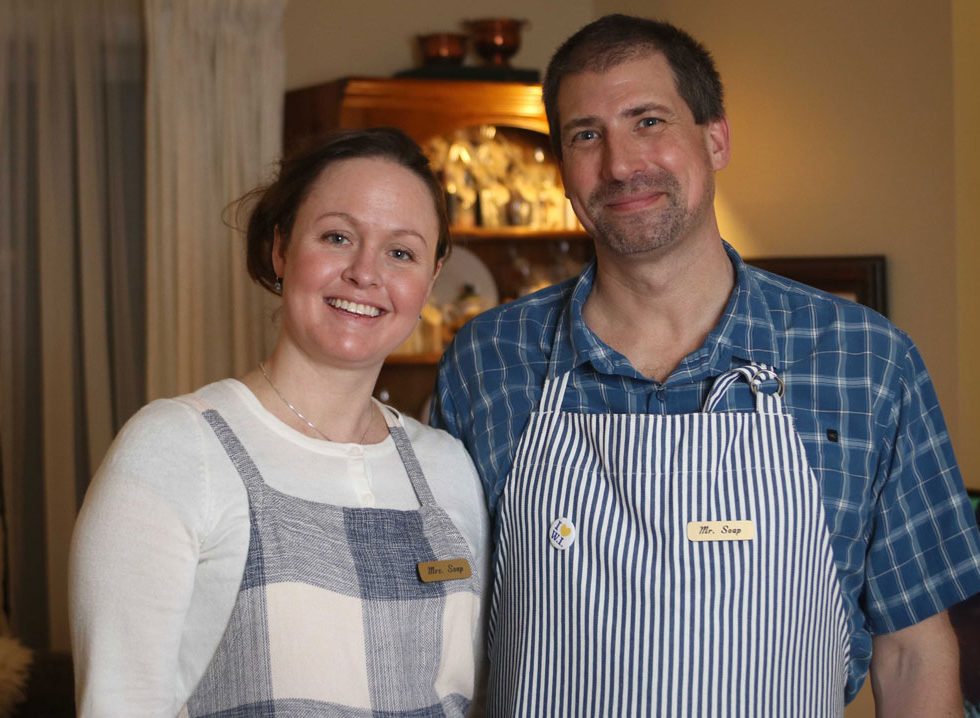 Jacqueline and Warren Hik of French Country Soaps. Photo by Barry Gray.