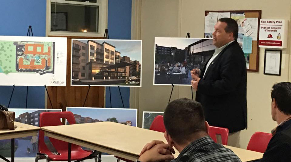 Kevin Pidgeon from the Nautical Lands Group gave the Fairwinds Community Association a preview of their Wellings of Stittsville development