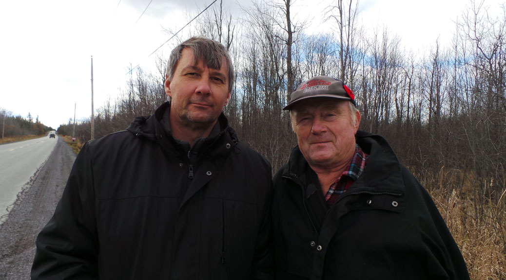Michael Erland (left) and Mike Westley. Photo by Glen Gower