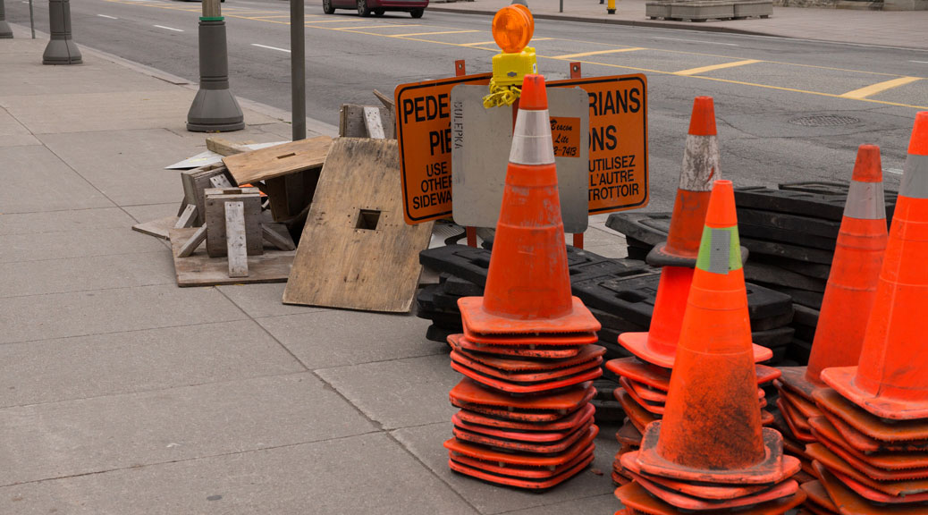 Orange Cones by Pat Pilon