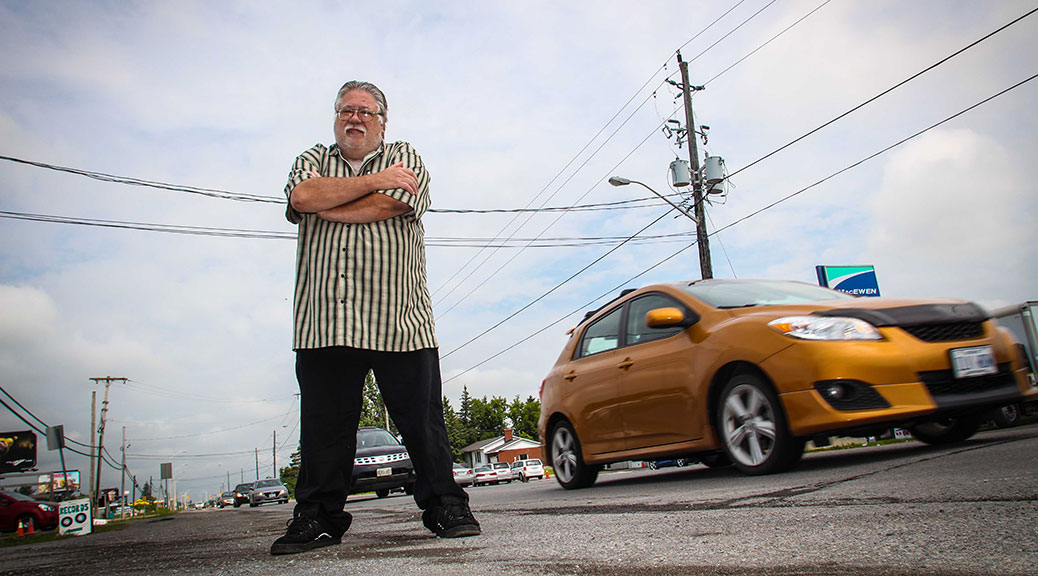 Peter Kondruss, a business owner on Carp Road.