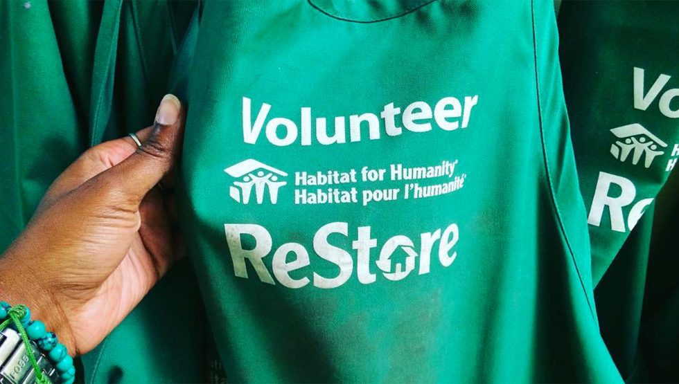 Habitat for Humanity ReStore volunteer t-shirt