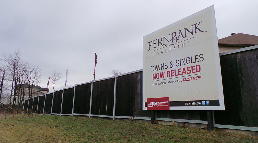 Richcraft billboard advertising Fernbank Crossing