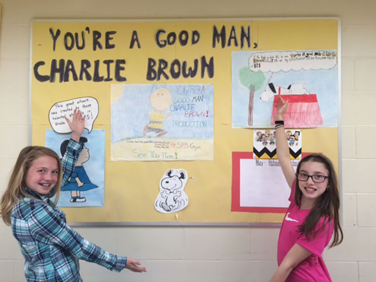 Grade six students of Stittsville Public School will present a production of “You're a Good Man, Charlie Brown!” on May 22.