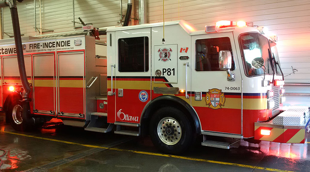 Station 81'a 2013 KME Kovatch Rescue Pump.