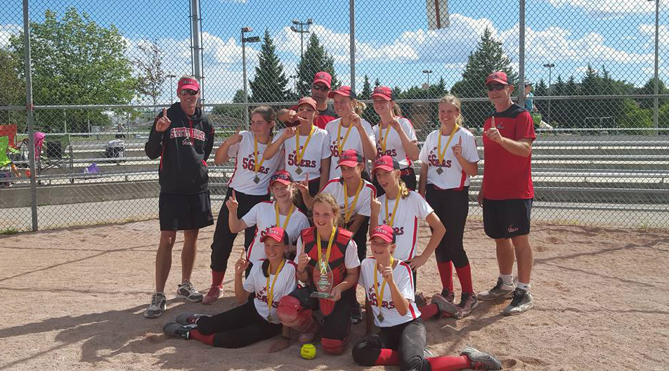 Bottom Row Left to right: Avery Smith, Violet MacEwen, Jayde Shouldice Middle Row Left to right: Sarah Di Crese, Brianna Flowers, MacKenzie Bresee Back Row Left to right: Matt Wheatley (coach), Jordyn LeBoutillier, Reagan Lonsbary, Dan Rollin (Head Coach) Jordyn Lindsay, Fiona Wheatley, Alyssa Rollin, Jon LeBoutillier (coach), Missing Danika Gareau