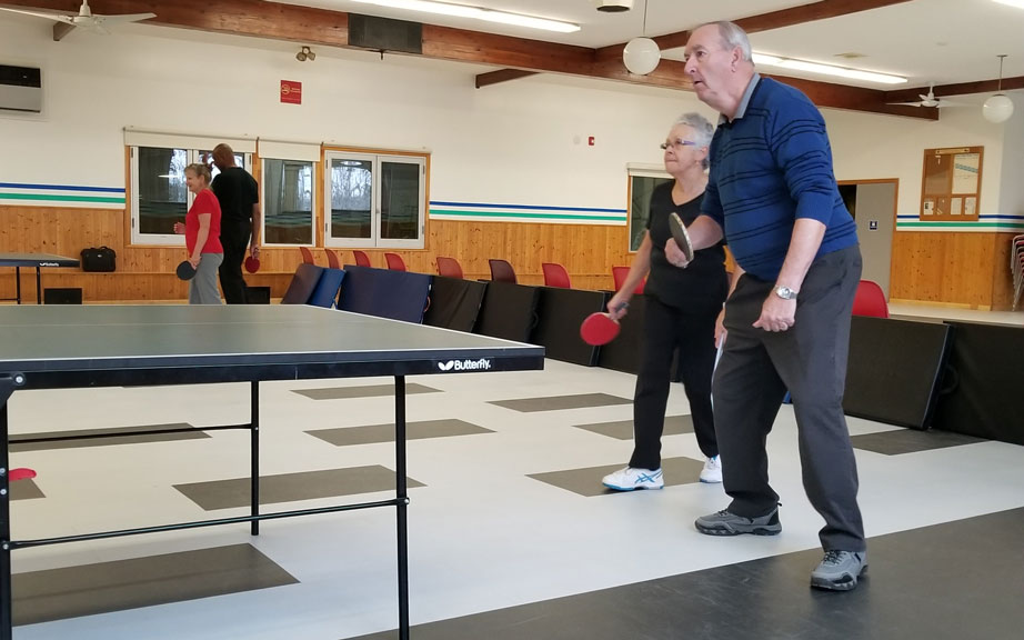 Stittsville table tennis. Photo by Bob Schwenger.