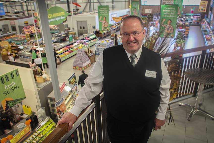 Tim Laplante is retiring after 47 years in the grocery business. Photo by Barry Gray