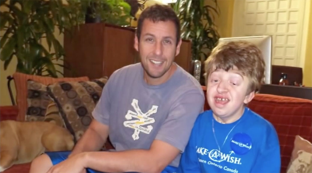 Adam Sandler and Tysen Lefebvre.