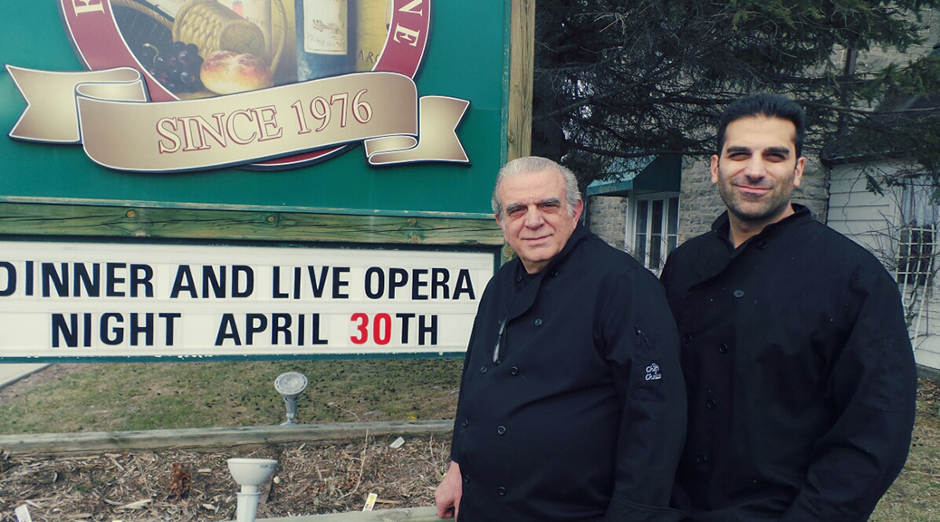 Cabotto's owner Vince Pucci along with son Perry. Photo by Glen Gower.