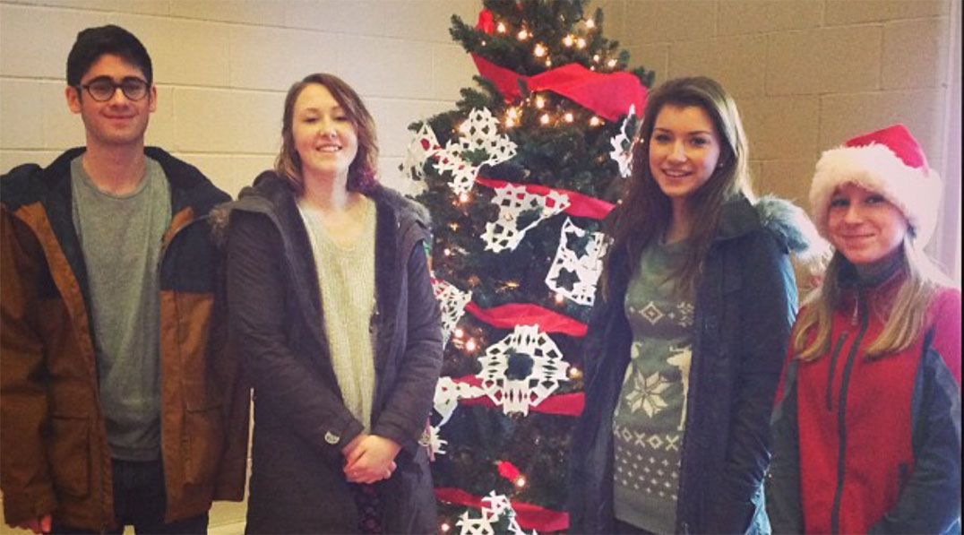 Youth Connexion's November-December REACH team at our Jingle Your Way Through GRC